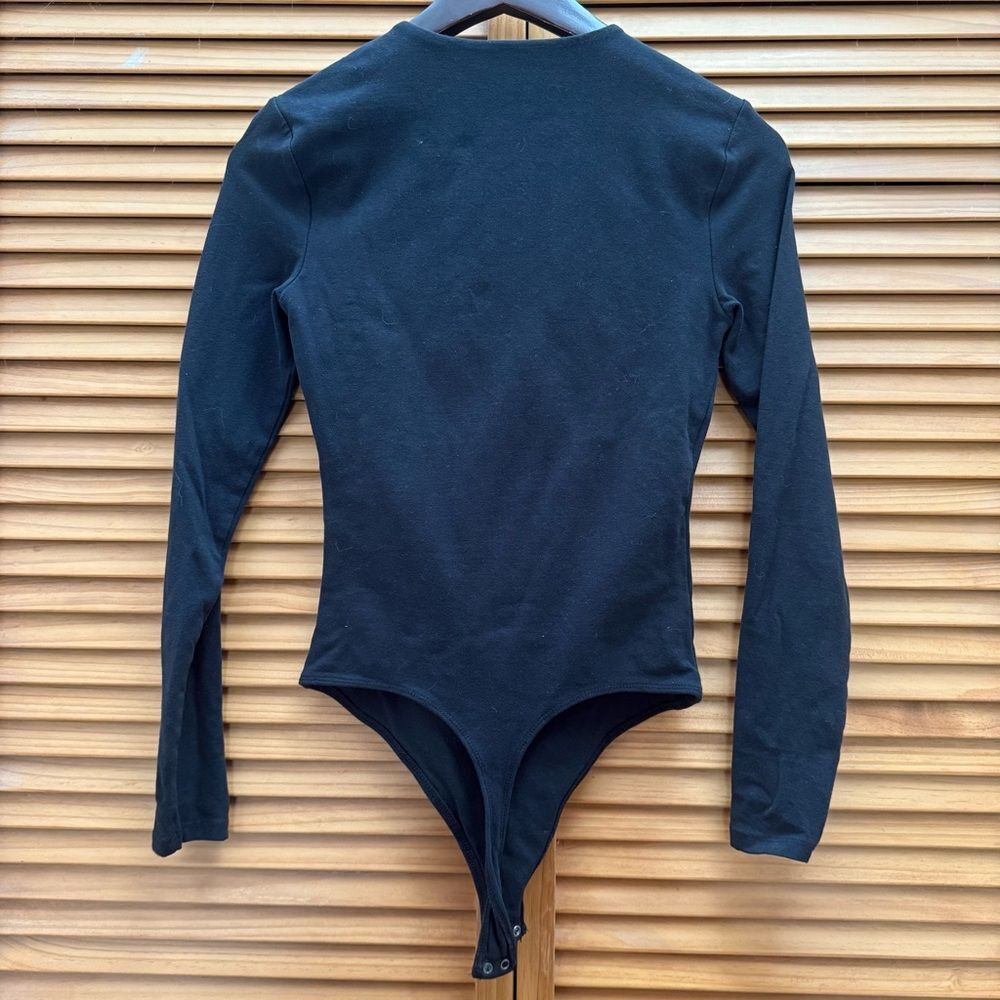 Abercrombie & Fitch Black long sleeve bodysuit size XS - Picture 3 of 4